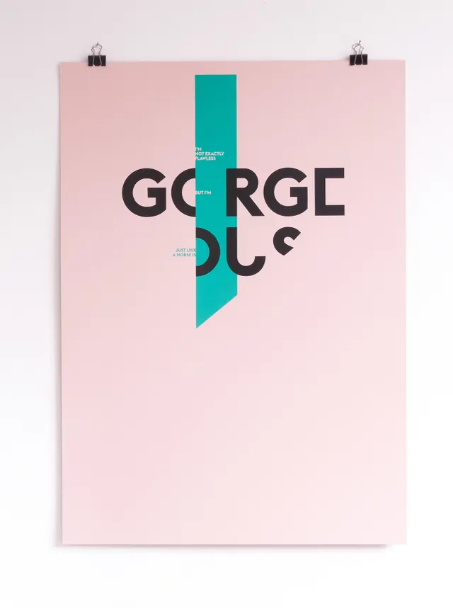 George Logo Design, minimal, geometric, high-contrast
