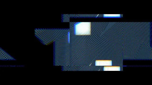 Abstract Geometric Data Visualization, brutalist, technical, dark