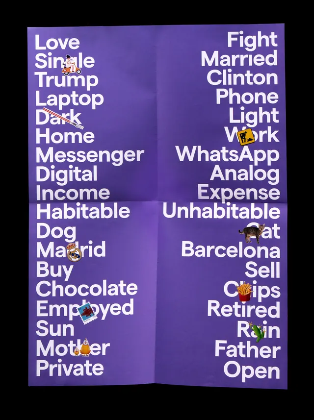 Wordlist Typography Layout