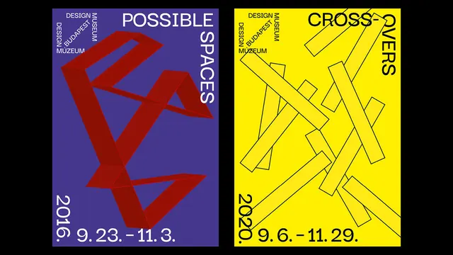 Possible Crosses Poster Design, brutalist, neo-brutalist, vibrant