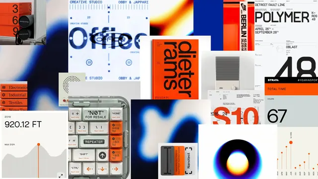 Typography and Graphic Design Reference Board, swiss, brutalist, high-contrast