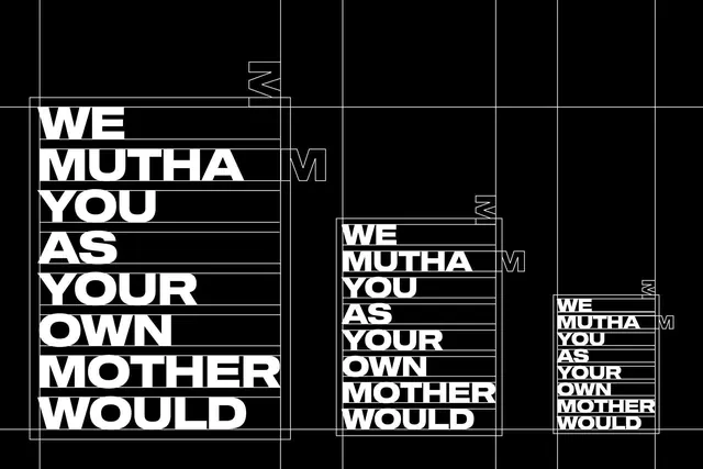 Typography Layout Study, swiss, minimal, monochrome