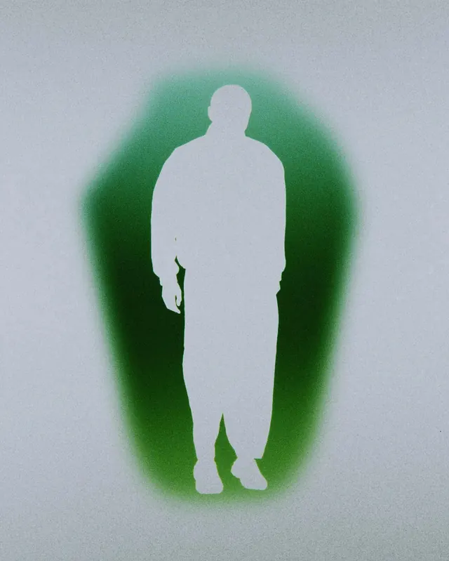 Green Silhouette Graphic