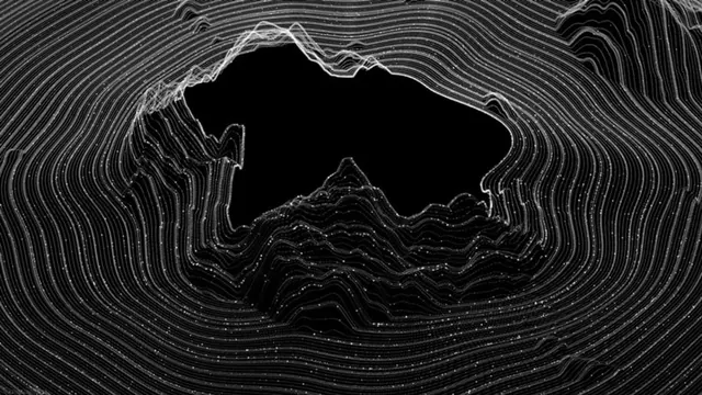 Topographic Line Art Graphic