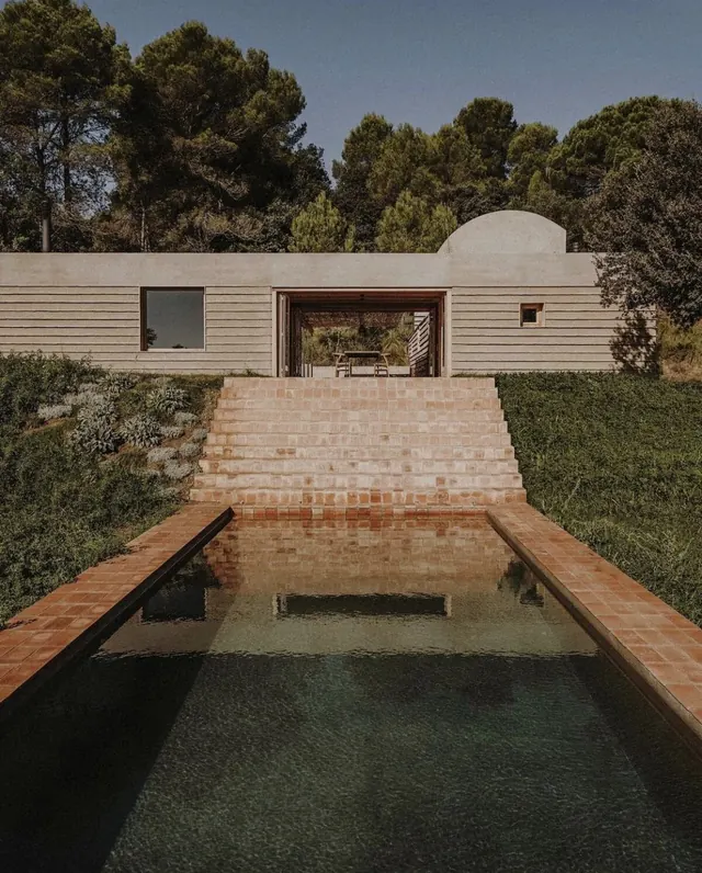 Modernist Architectural Residence, minimal, organic, earthy