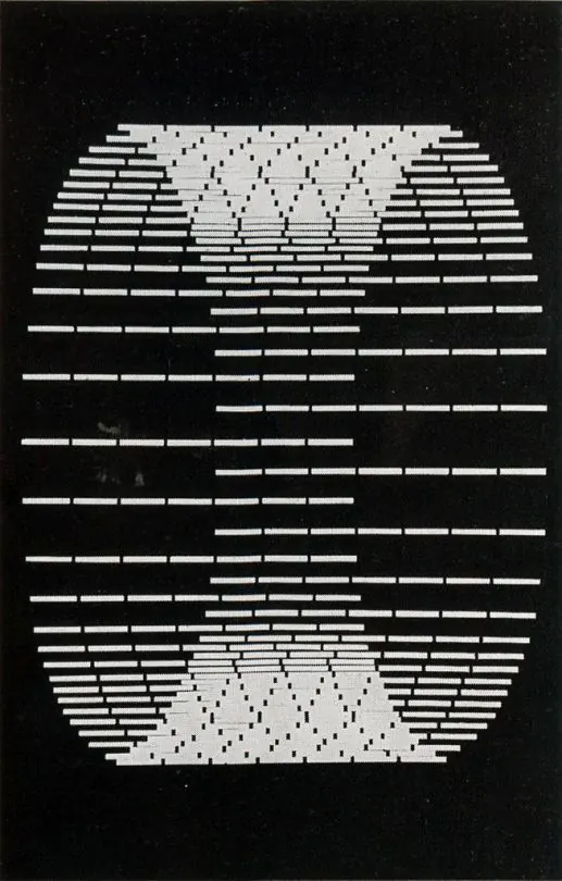 Abstract Geometric Pattern, minimal, brutalist, monochrome