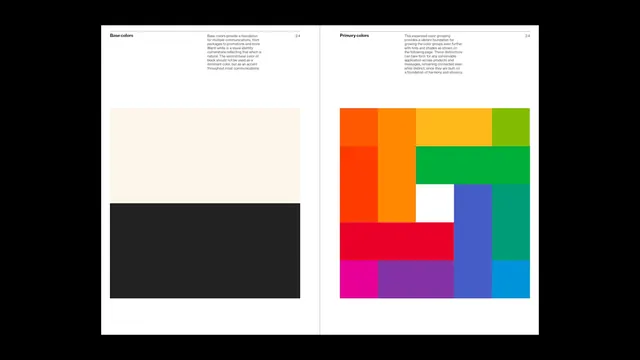 Geometric Abstract Identity System, minimal, swiss, vibrant