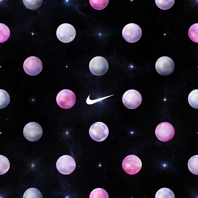 Nike Swoosh Starfield, dark-mode, gradient-heavy, dark