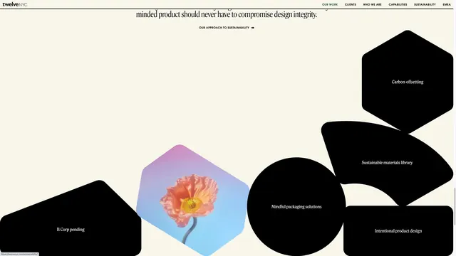 Abstract Geometric Identity Layout, minimal, geometric, light