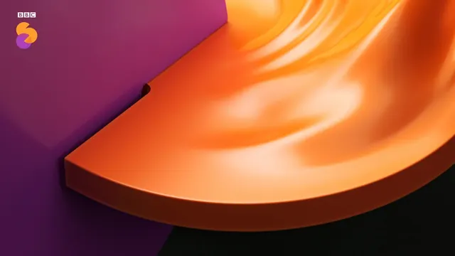 Abstract Gradient 3D Shape, 3d-render, gradient-heavy, vibrant