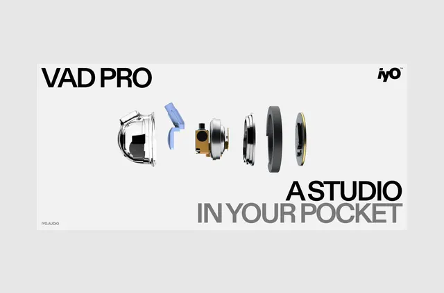 IYO VAD PRO product breakdown, minimal, technical, light
