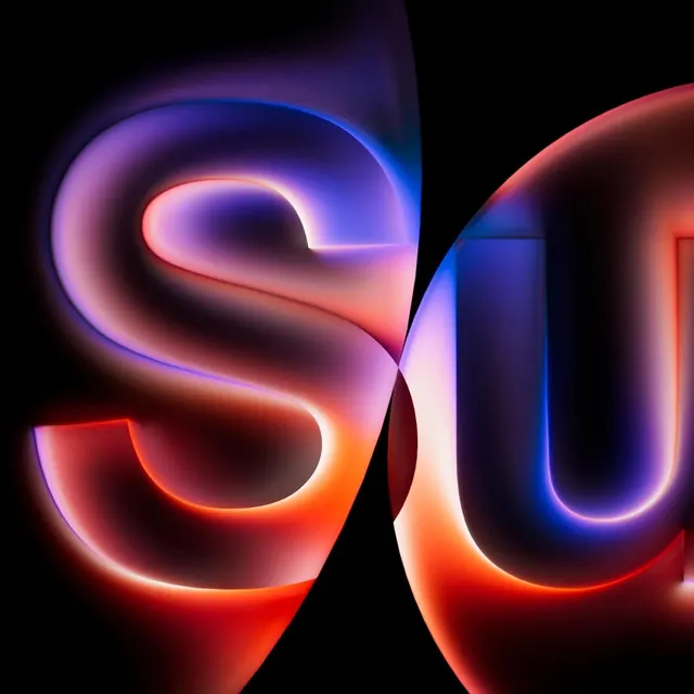 Neon Glowing Letterforms, gradient-heavy, 3d-render, vibrant