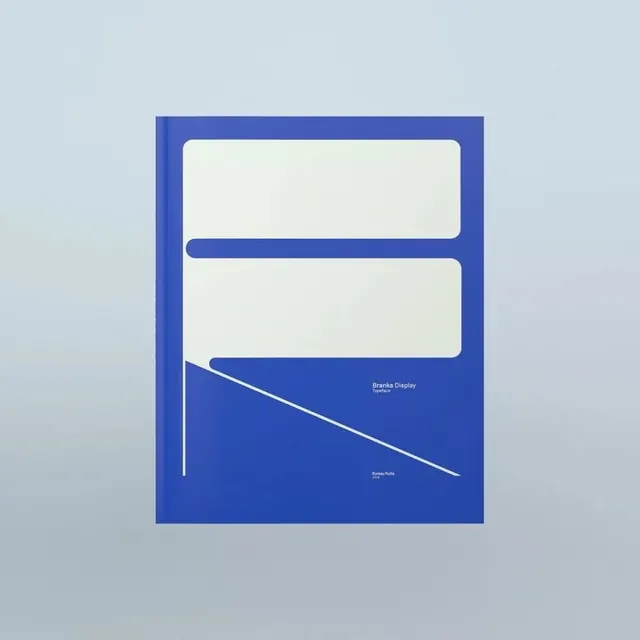 Blue and White Geometric Layout, minimal, swiss, high-contrast