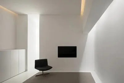 Minimalist Interior Space, minimal, light-mode, monochrome