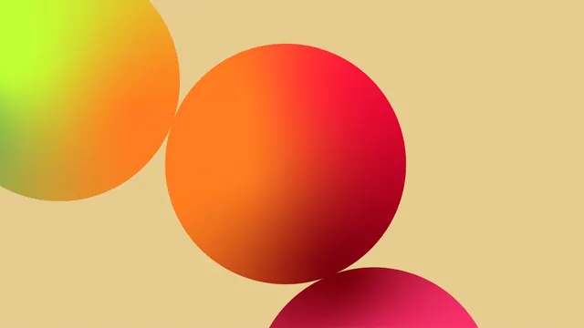 Gradient Sphere Composition, gradient-heavy, 3d-render, vibrant