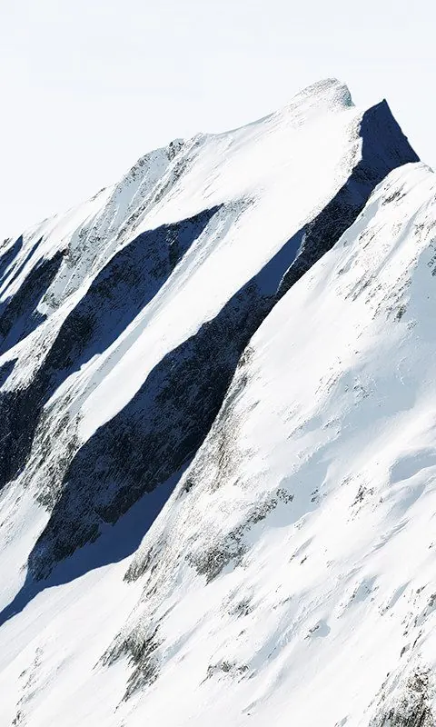 Alpine diagonal shadow landscape, minimal, photographic, light