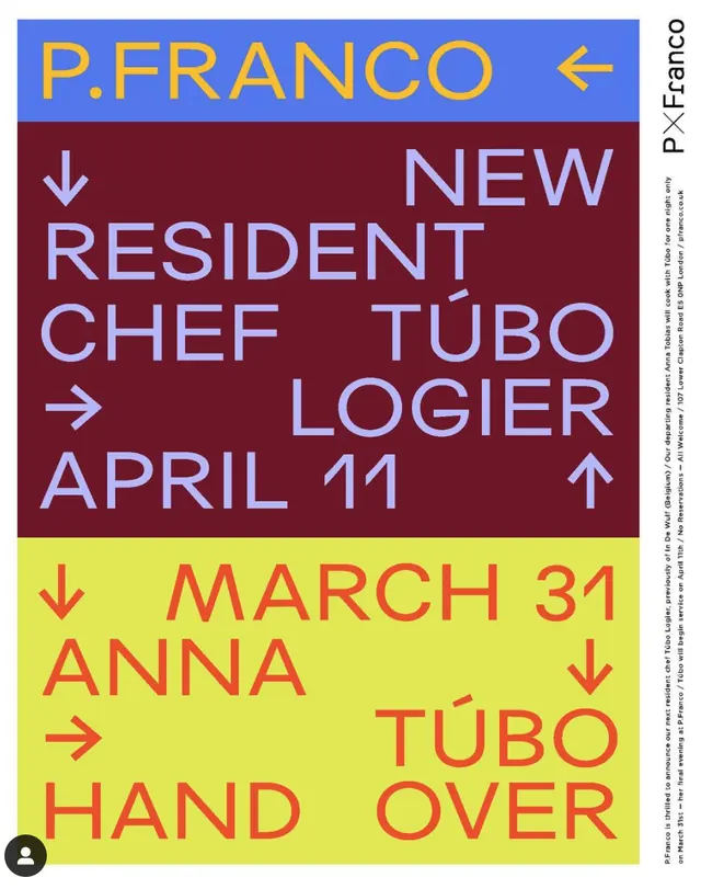 Stacked staff announcement with event info, minimal, vibrant