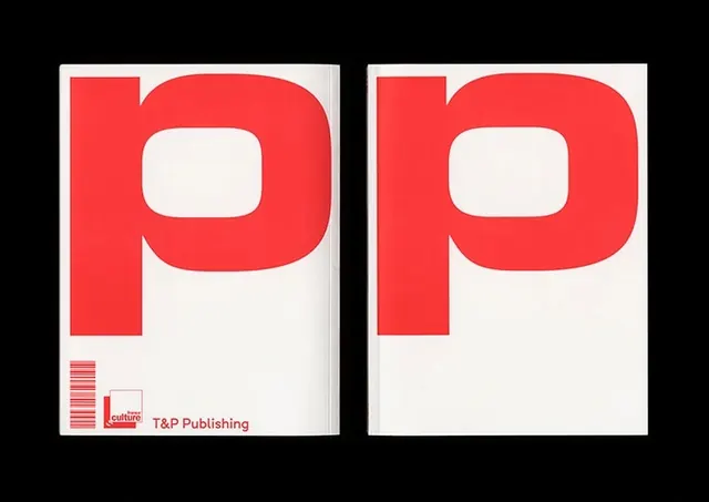 T&P Publishing Logo, minimal, swiss, high-contrast