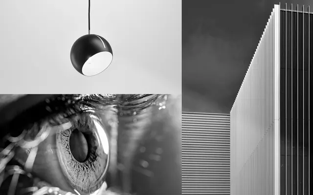 Monochrome Architectural and Portrait Study, minimal, monochrome, monochrome