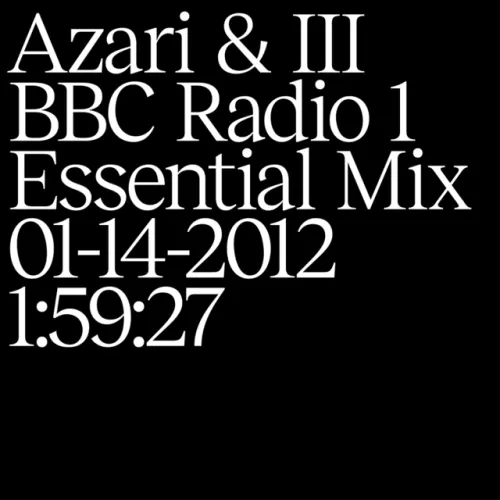 BBC Radio 1 Essential Mix Text Graphic, minimal, swiss, high-contrast