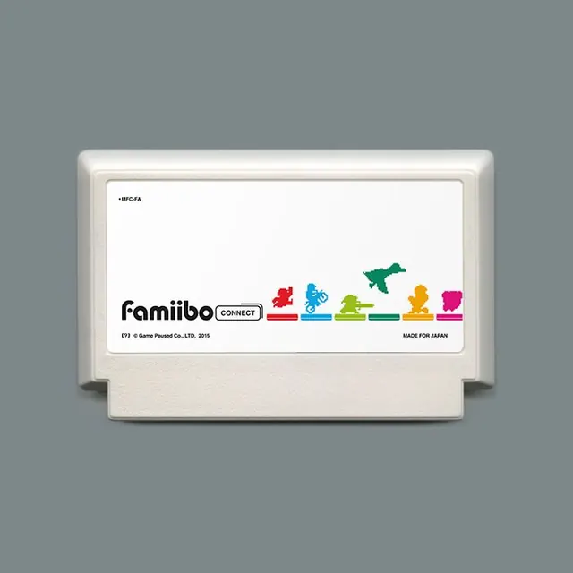 Familio gaming hardware product card mockup, minimal, geometric, light