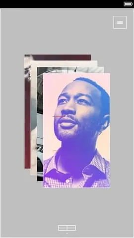 Portrait Collage Composition, minimal, abstract, cool