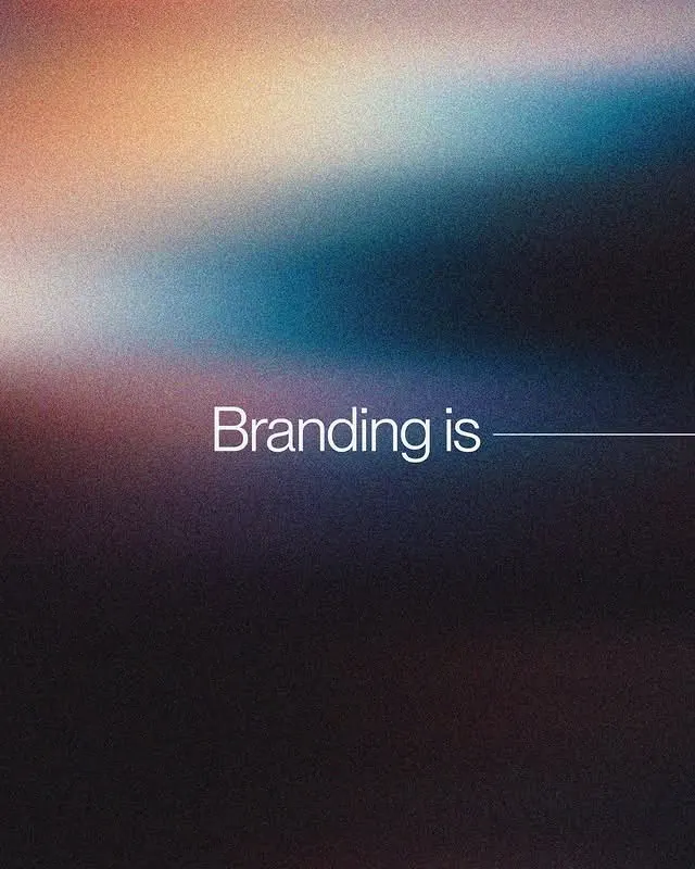 Gradient overlay with sans-serif headline and rule, minimal, gradient-heavy, dark