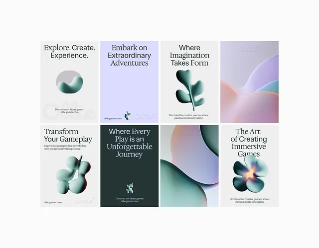 Soft pastel book cover grid, minimal, organic, light
