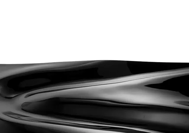 Abstract Fluid Metallic Texture, 3d-render, minimal, monochrome