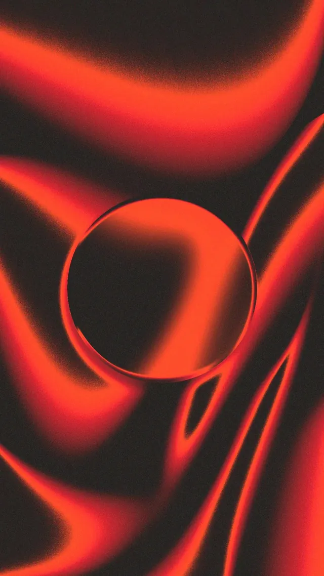 Red Fluid Abstract Graphic, gradient-heavy, abstract, vibrant