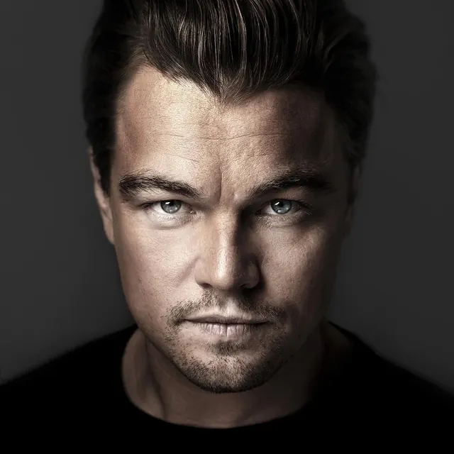 Male Portrait Study, monochrome, photographic, monochrome