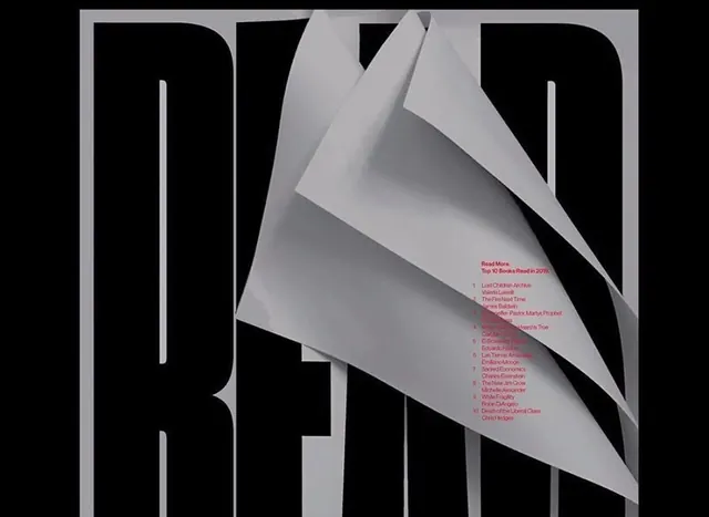Folded Paper Typography, brutalist, minimal, monochrome