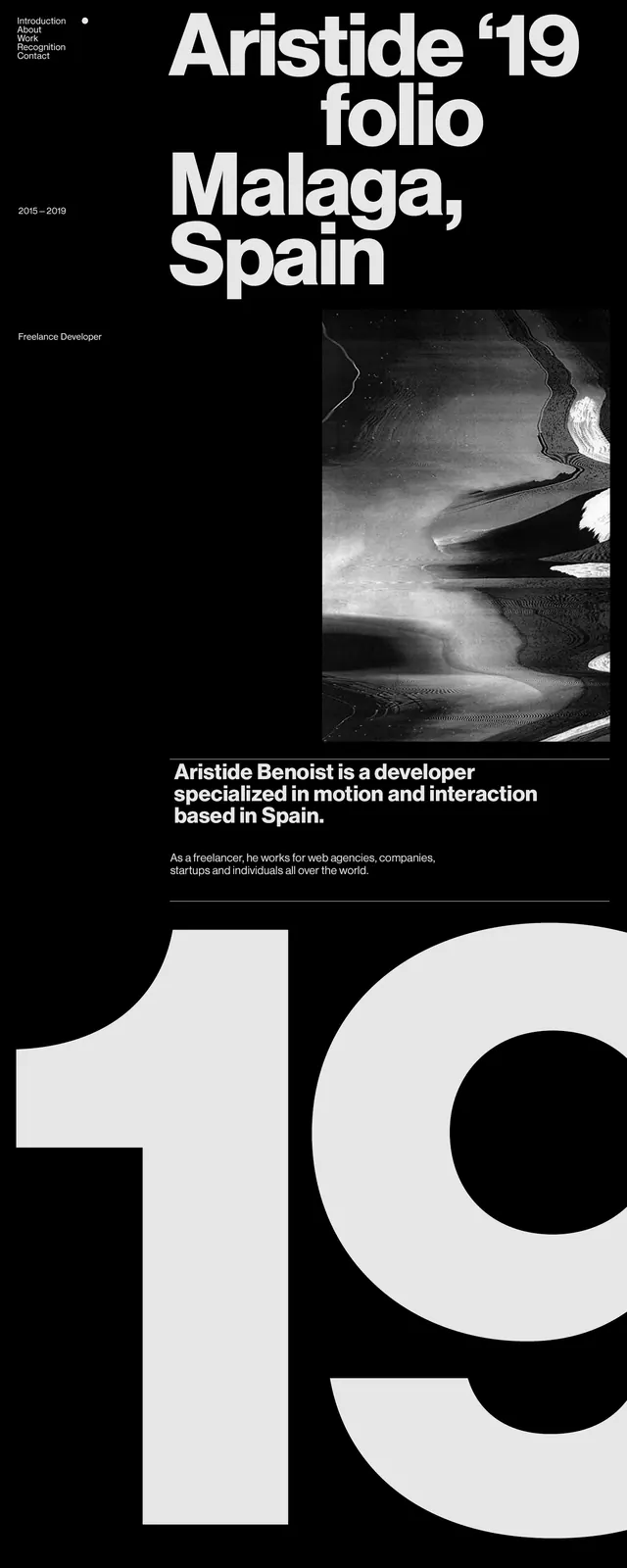 Portfolio Identity and Type Specimen, minimal, swiss, monochrome