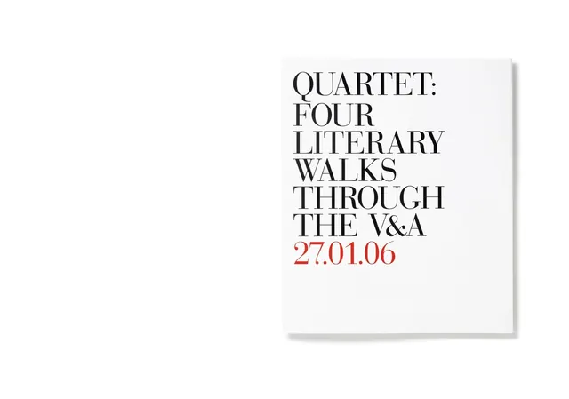 Quartet Four Literary Walks Typography