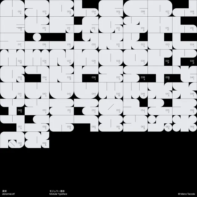 Typography Grid Composition, minimal, swiss, high-contrast