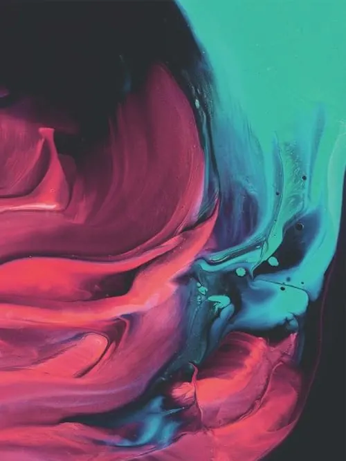 Abstract Fluid Paint Swirl