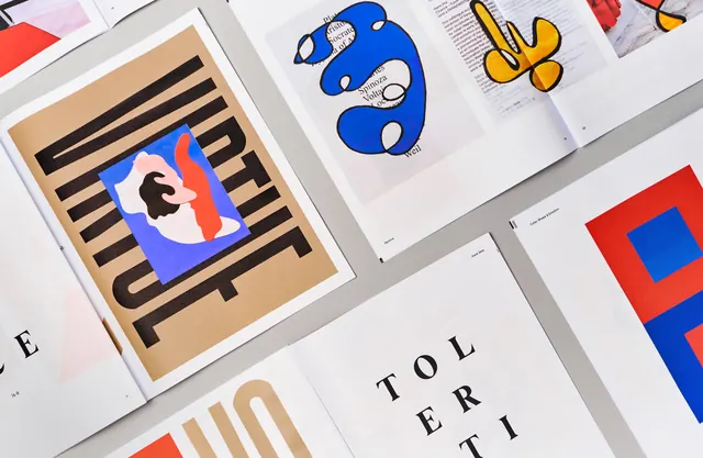 Abstract Geometric Identity System, minimal, geometric, vibrant
