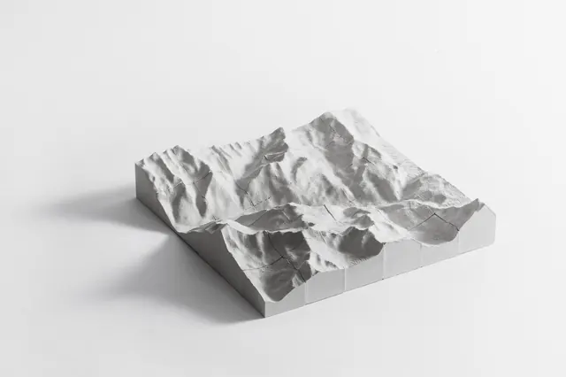 3D Topographic Sculpture