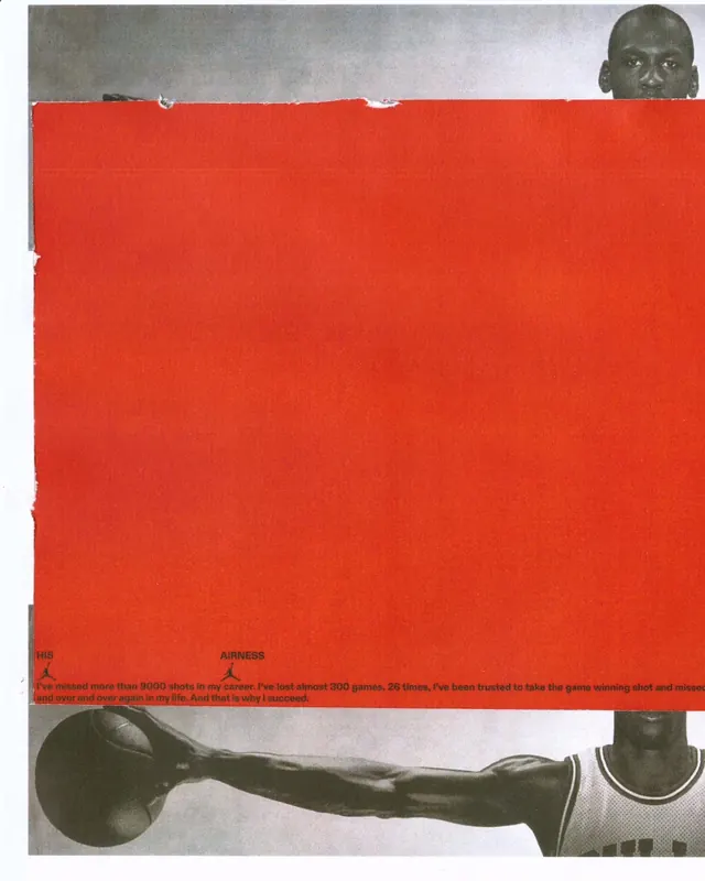 Red Abstract Composition