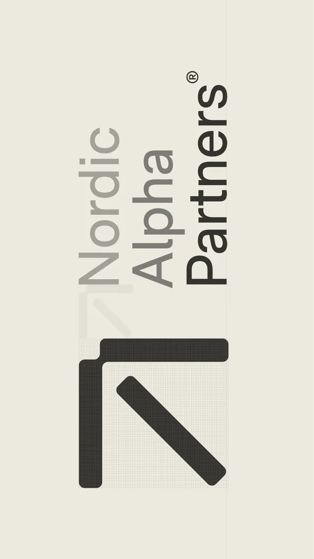Nordic Alpha Partners Identity, minimal, swiss, monochrome