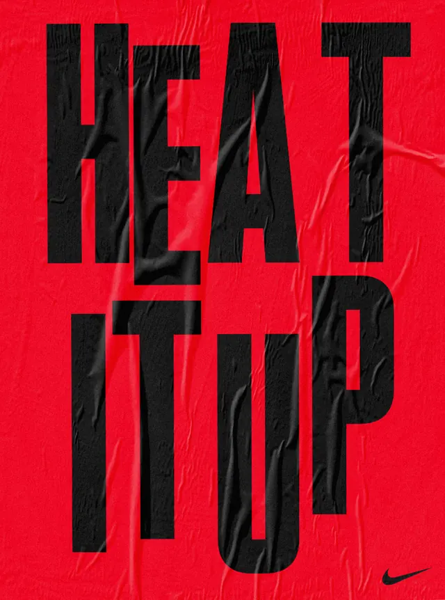 HEAT IT UP Typography Design, brutalist, neo-brutalist, vibrant