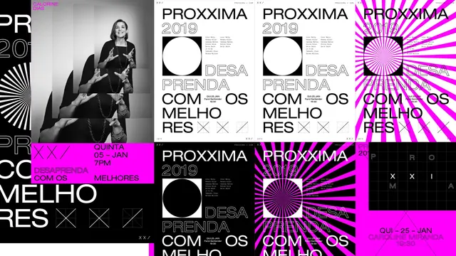 Proxima Identity System, swiss, minimal, high-contrast