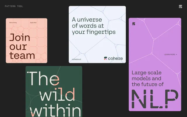 Multi-card system with geometric voronoi patterns and color blocking, geometric, minimal, vibrant