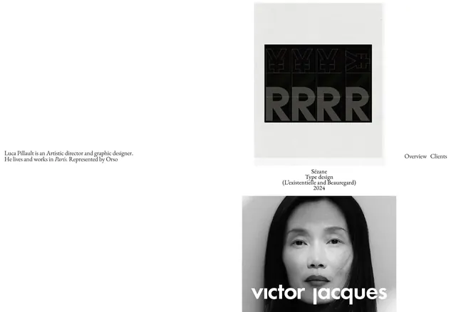 Victor Jacques Identity, minimal, monochrome, monochrome