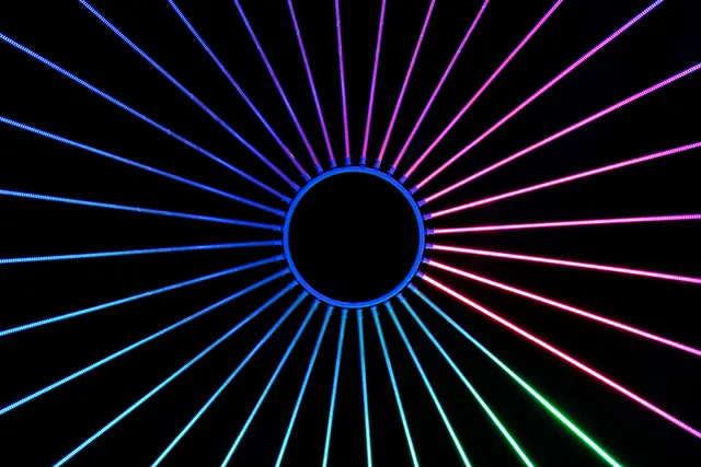 Radial Line Burst Graphic