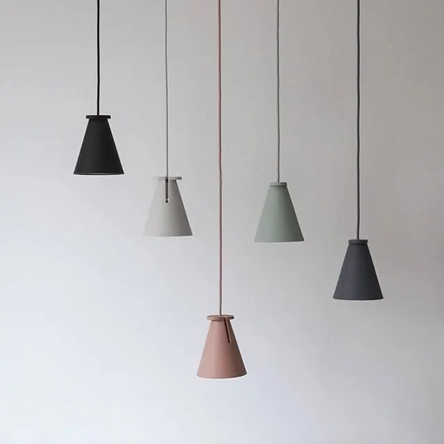 Minimalist Pendant Lighting Arrangement, minimal, light-mode, muted