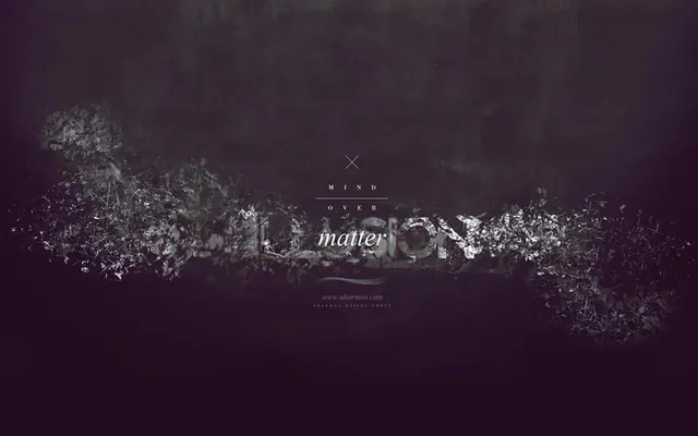 Abstract Dark Texture with Central Wordmark, minimal, dark-mode, dark