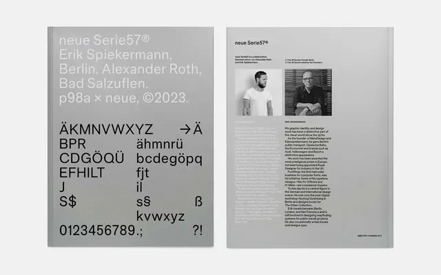 Typography Specimen and Layout, swiss, minimal, monochrome