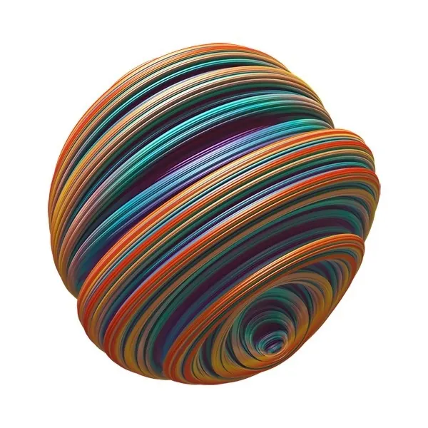 Abstract Colorful Spiral
