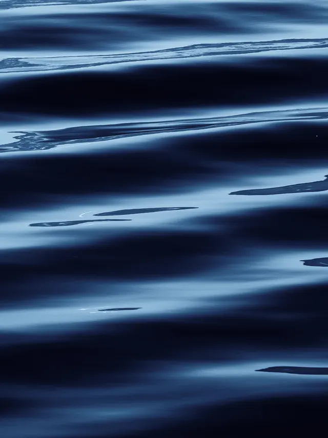 Blue Water Ripples, photographic, minimal, dark